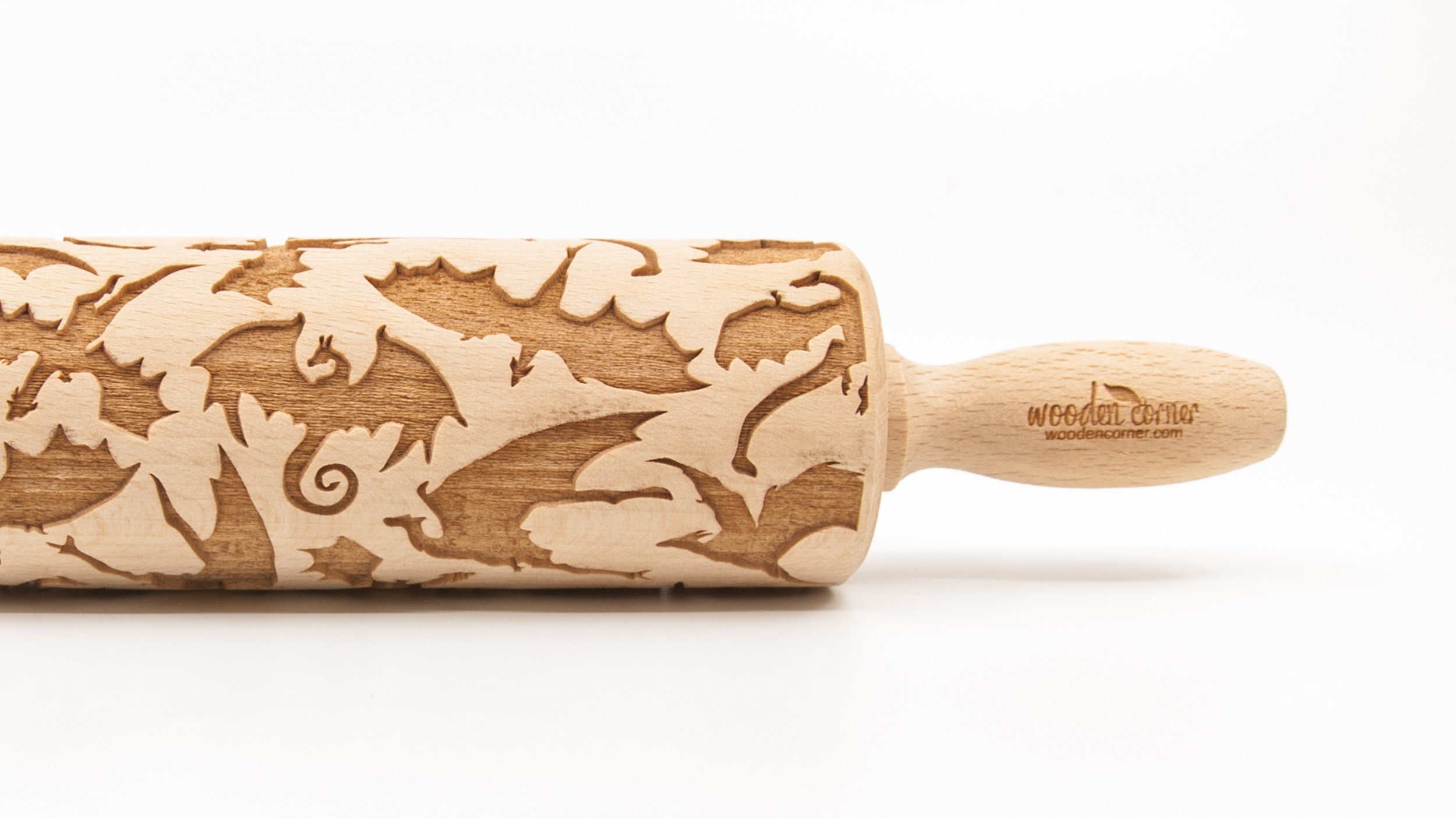 Wooden Playdough Tools Playdough and Sand Roller Wooden Rolling Pin Wooden  Stamps 