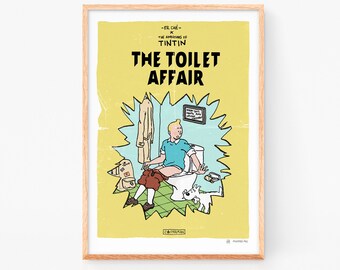 Tintin Wall Art Etsy