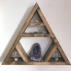 Triangle altar shelf