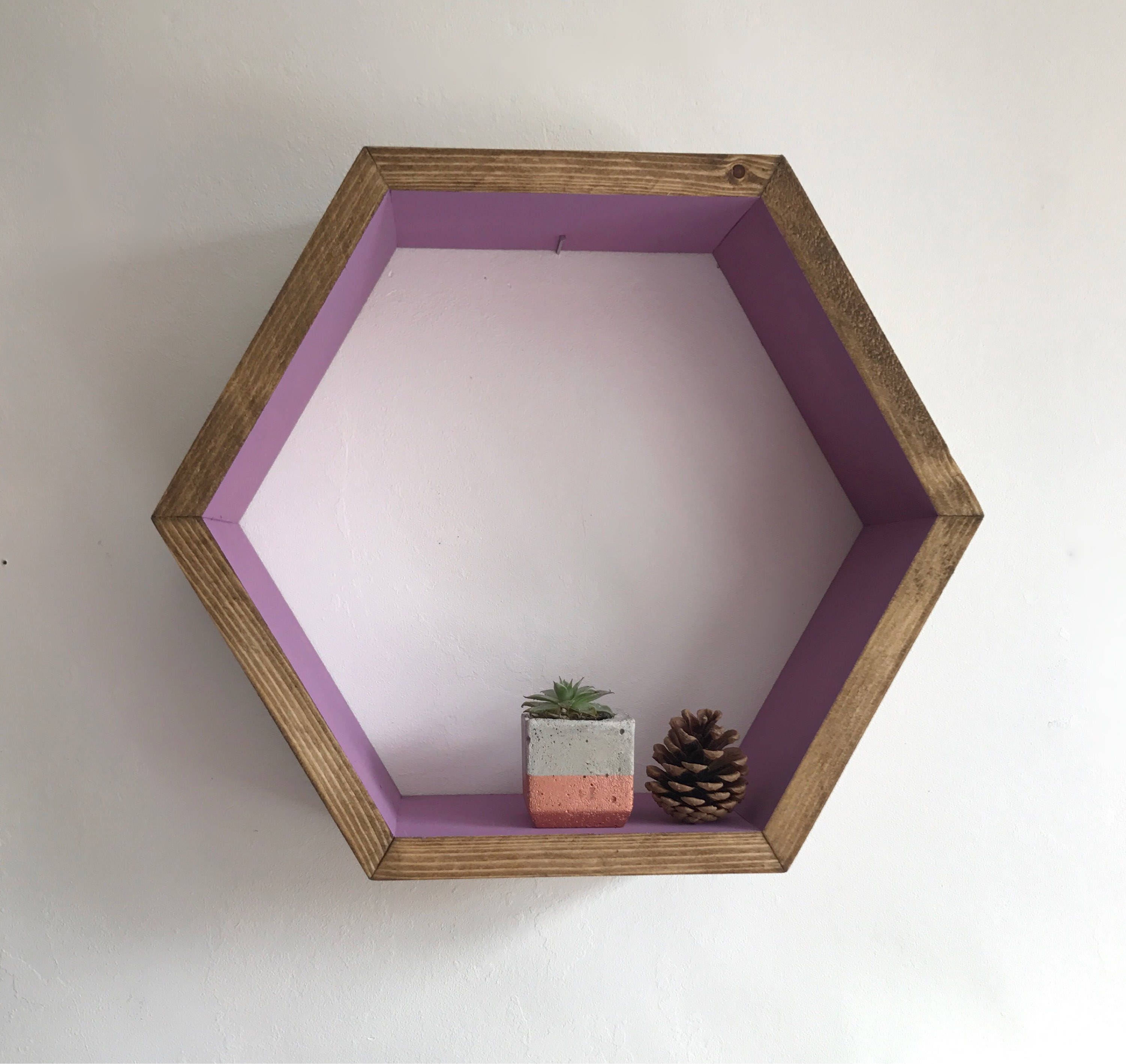 Shelf Wild Orchard Beehive Shelf Purple Shelf Etsy UK