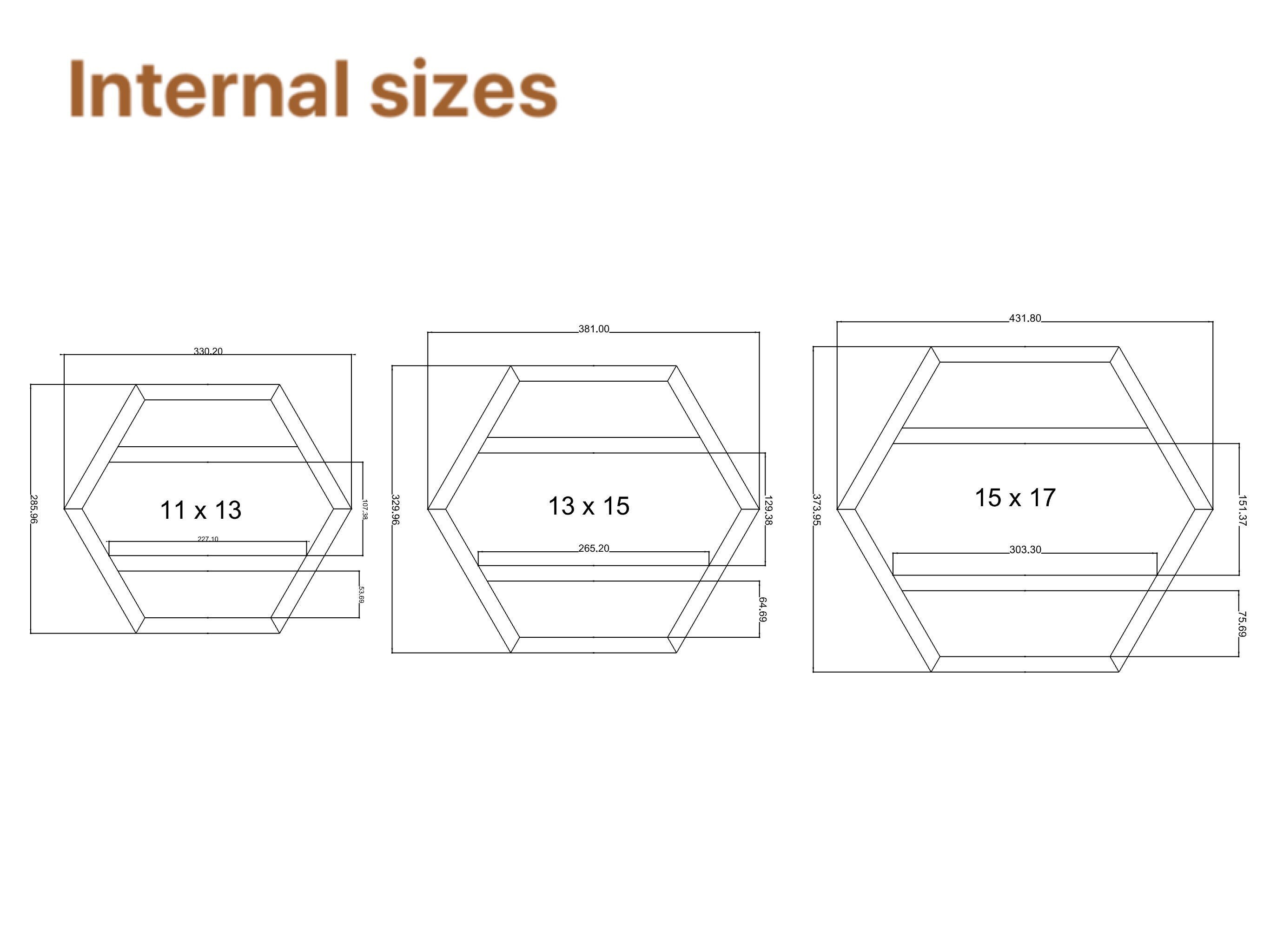 Hexagon Shelf Shelf Hexagonal Shelf Rustic Shelf Etsy UK