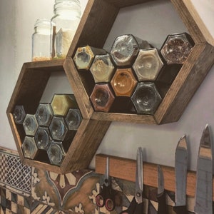 Large Hexagon shelf, hexagon shelves, honeycomb shelf, honeycomb shelves, floating hexagon shelf, floating honeycomb shelves,boho, box shelf