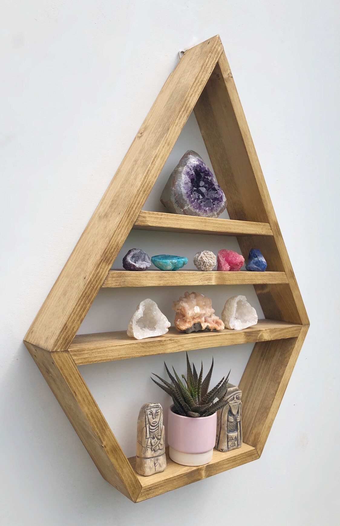 Crystal Shelf Crystal Storage Shelf Bohemian Decor Crystal Etsy