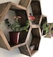 Large Hexagon shelf, hexagon shelves, honeycomb shelf, honeycomb shelves, floating hexagon shelf, floating honeycomb shelves, boho, hexagon 