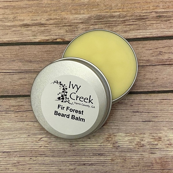 Ivy Creek Fir Forest Beard Balm | Natural Conditioning for Your Manly Whiskers | 2 oz | Ready to Ship