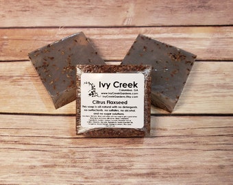 Citrus Soap | Handmade Citrus Soap Bar | Natural Soap | Orange Lemon Soap | Artisan Bath Soap | Botanical Soap