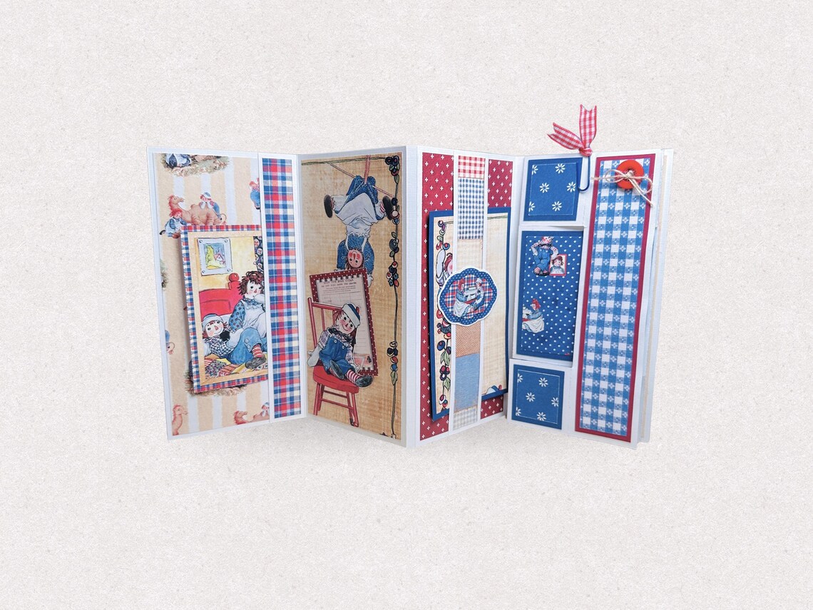 Trifold Shutter Card & Mini Album Tutorial | DIY Card SVG, Accordion ...