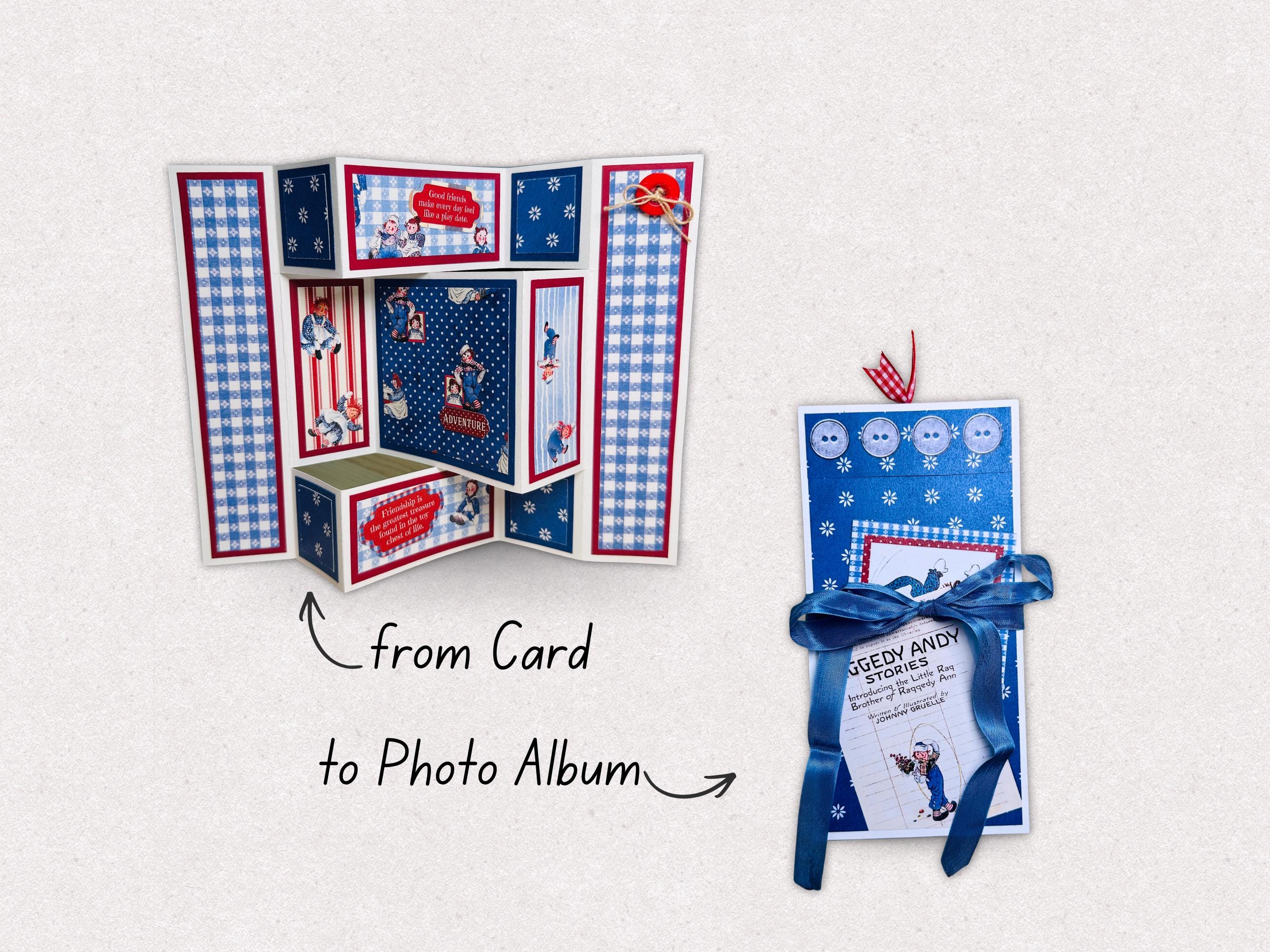 Trifold Shutter Card & Mini Album Tutorial | DIY Card SVG, Accordion ...