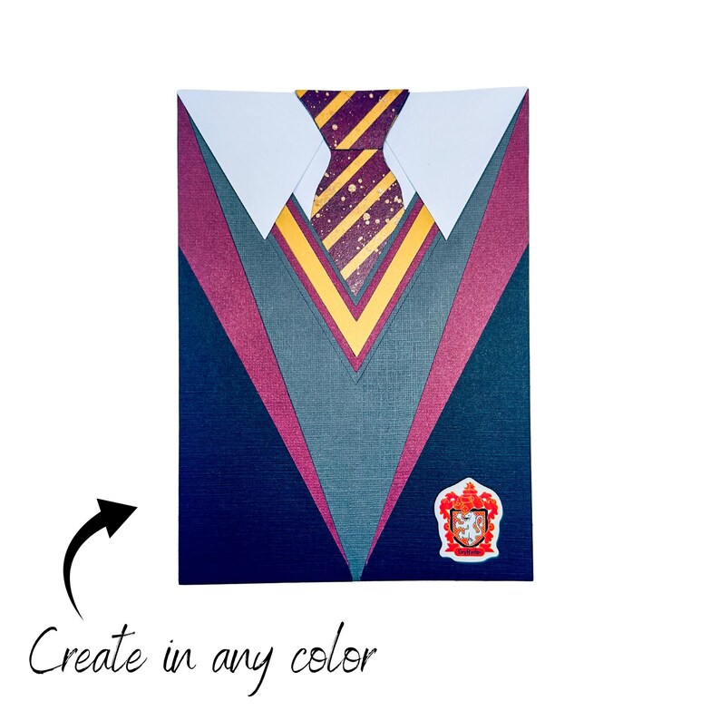 Wizaed Robe Pattern Wizard Robe Card Cut File & Pattern Bundle, Make Your Own Card, DIY ...