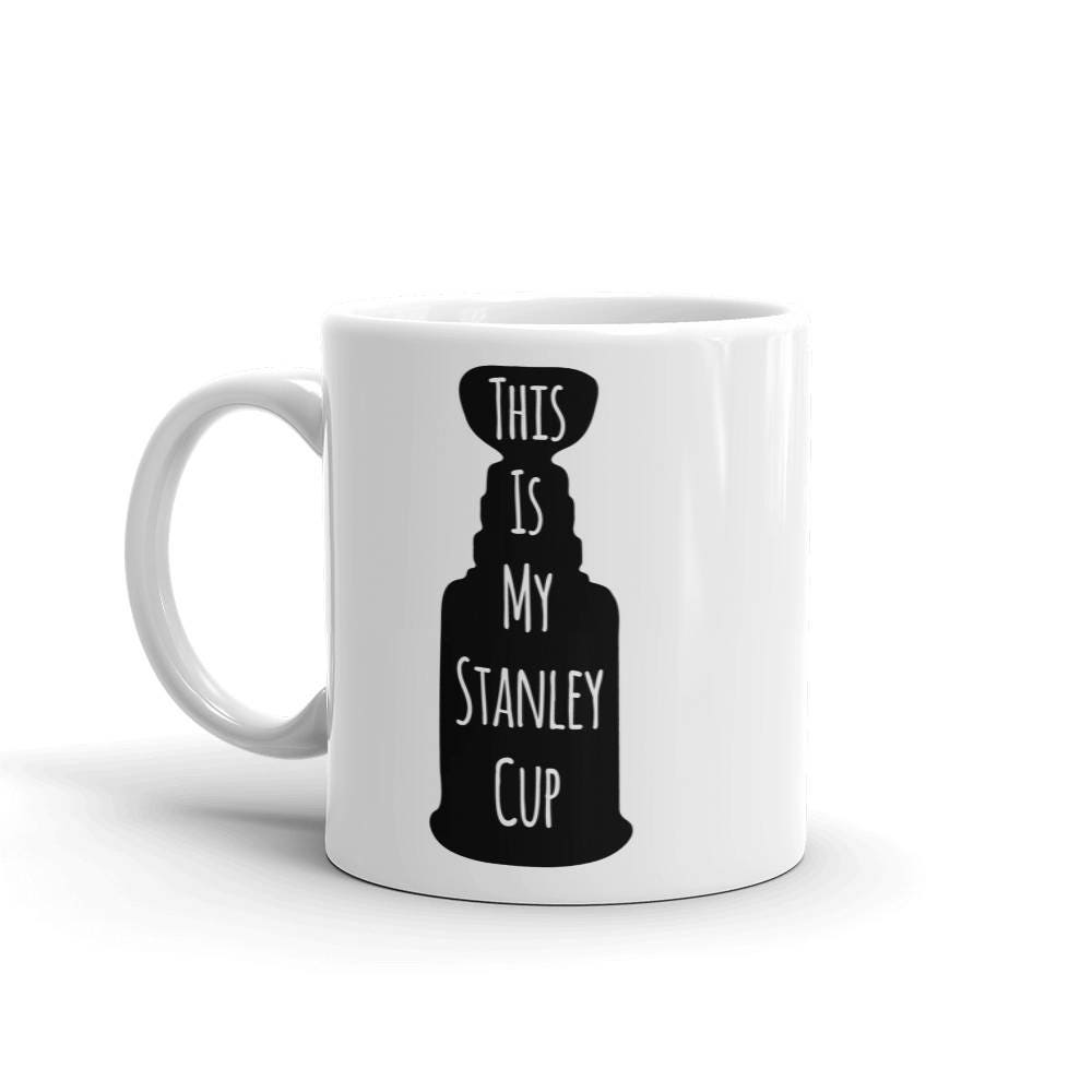 My Stanley Cup Coffee Mug Hockey Mug Hockey Gift Blues Mug Etsy