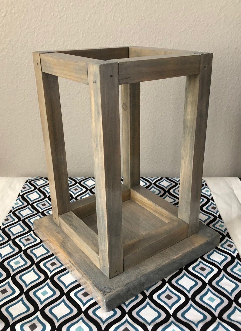 Rustic Wooden Lantern Wedding Centerpiece Farmhouse Style | Etsy