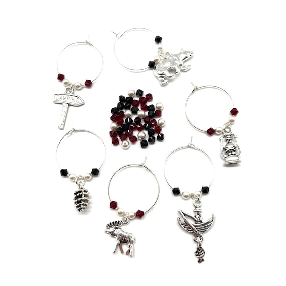 Wine Charms - "Adirondack II" - Wine Charm Set of 6