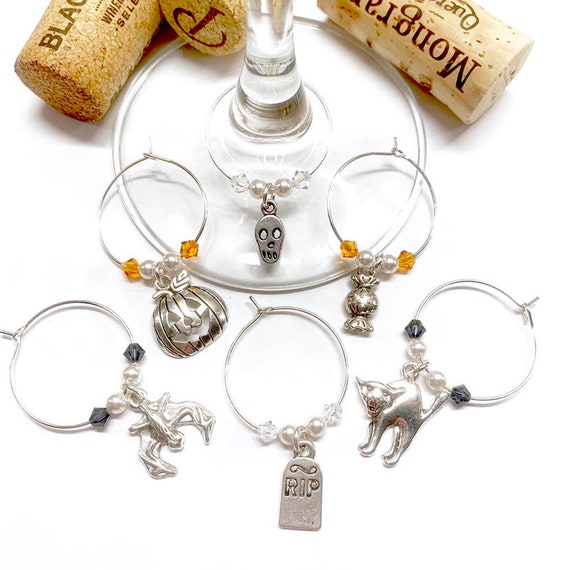 Wine Charms - "Halloween"
