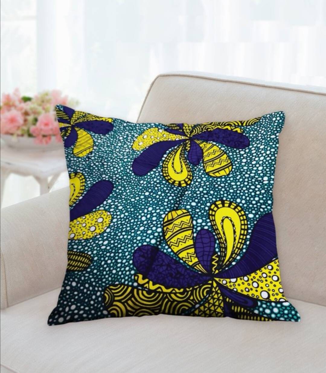 Pillow cover/ African print/ Ankara pillow cover/ Ankara throw Etsy