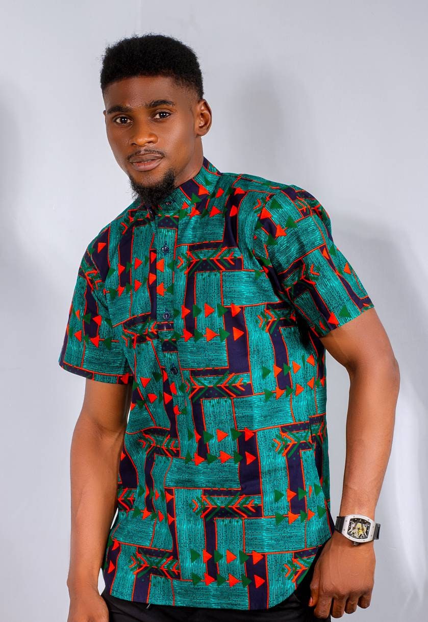 Men Shirt African Fabric Shirt African Shirt for Men - Etsy