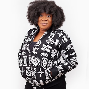 Ankara Bomberjacke, afrikanische Wachsbomberjacke, Bomberjacke, Jacke, Unisex Jacke, bunte Jacke, handgefertigte Jacke