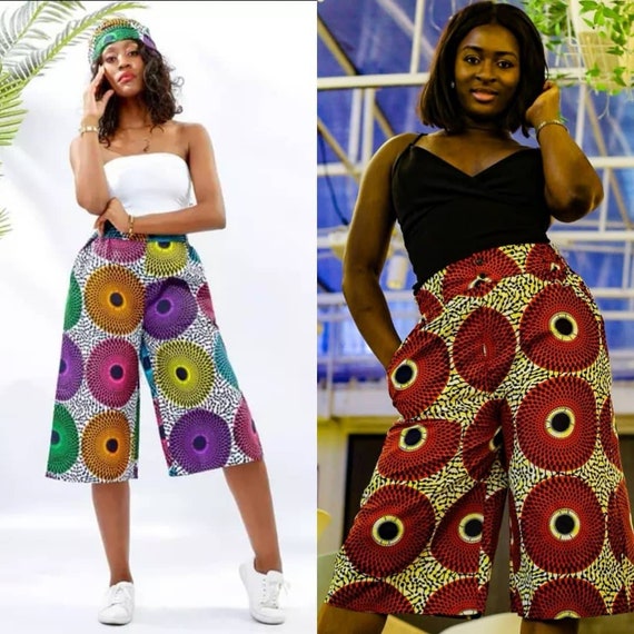 African Wax Wide Pants / Ankara Pants /african Wax Pants / - Etsy