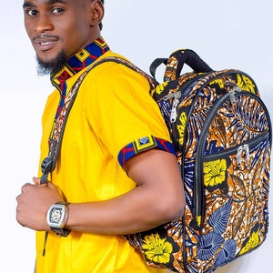 Backpack, Ankara Backpack, laptop bag, school bag, travel bag, African print backpack, bag