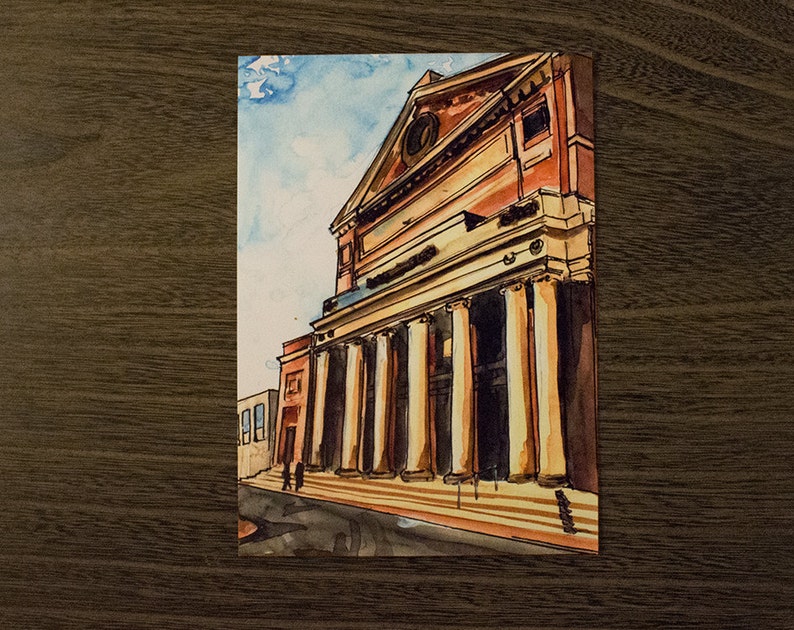 Symphony Hall: Boston Watercolor Print image 2