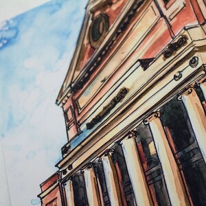 Symphony Hall: Boston Watercolor Print image 4