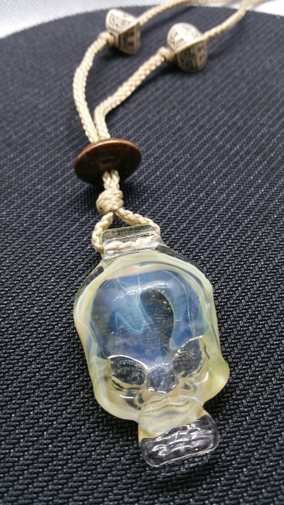 Kreepsville | Skull Collection Necklace Crystal Clear | Goth Jewelry