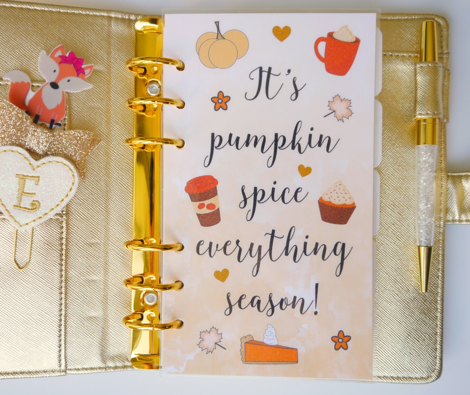 It's Pumpkin Spice Everything Season Personal, A5, A6, B6 & Pocke…
