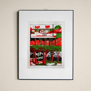Poster TO THE FOREST | Print / Art Print / Wall Art / Silkscreen Print / 40x50cm
