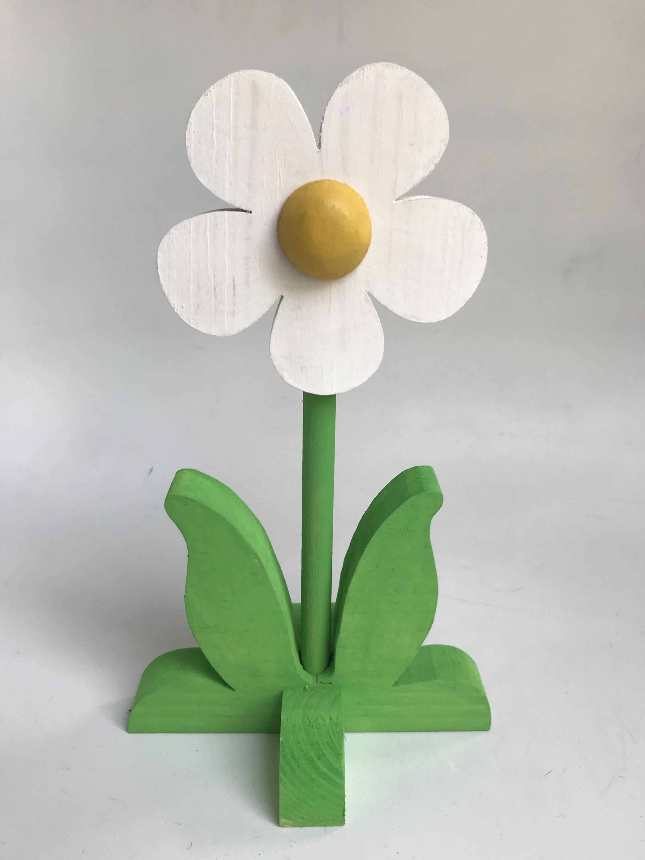 Handmade Wooden Daisy Flower Choose 5 6 or 9 Petals Etsy