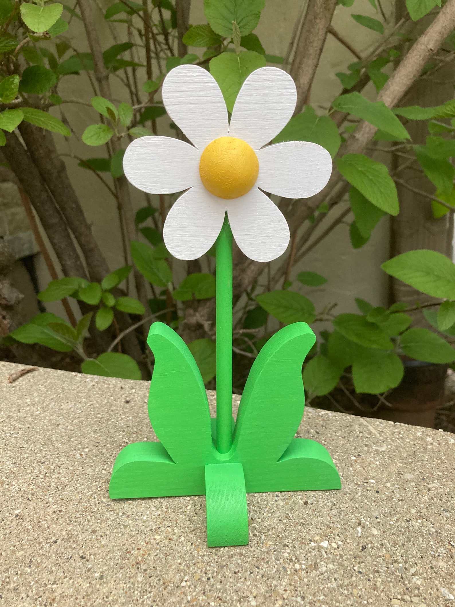 Handmade Wooden Daisy Flower Choose 5 6 or 9 Petals | Etsy