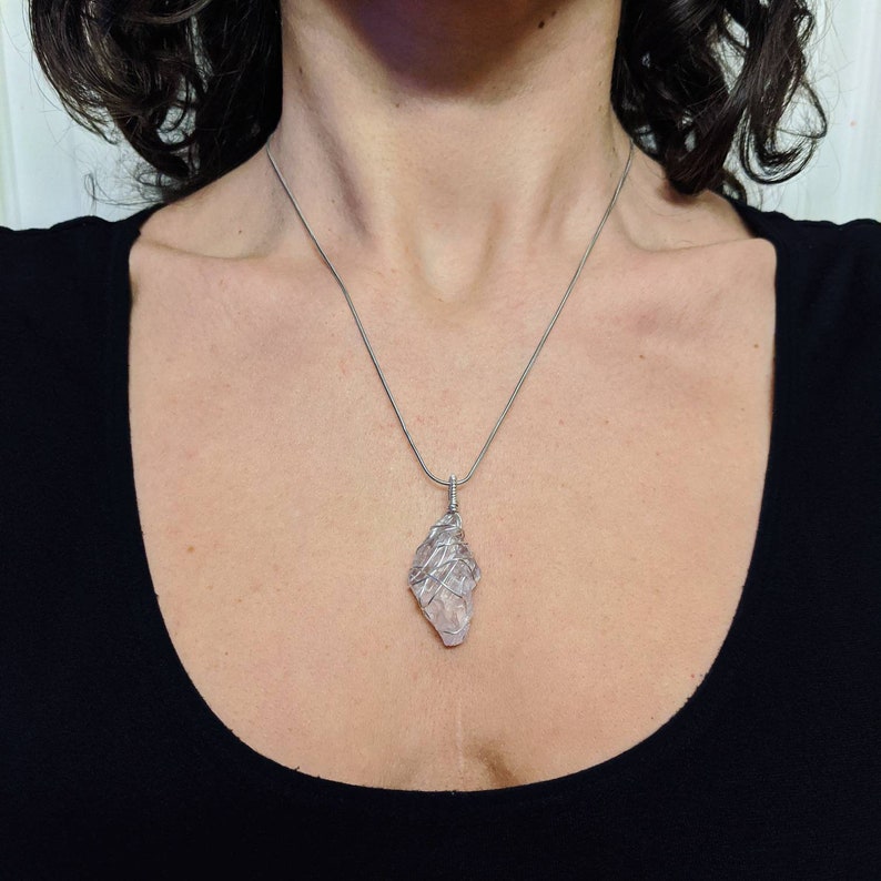 Pink Kunzite Pendant