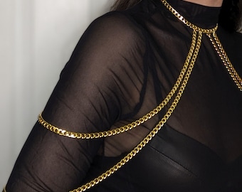 Nikita bodychain (gold)