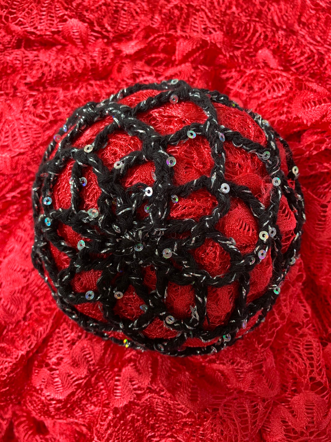 Fancy Sparkling Hair Bun Cover/hair Net/ballerina Bun Cover/gymnastics