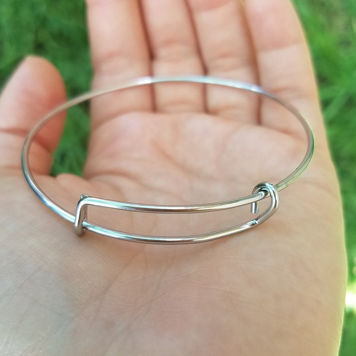 1 PIECE Large Stainless Steel Expandable Bangle Bracelet Etsy