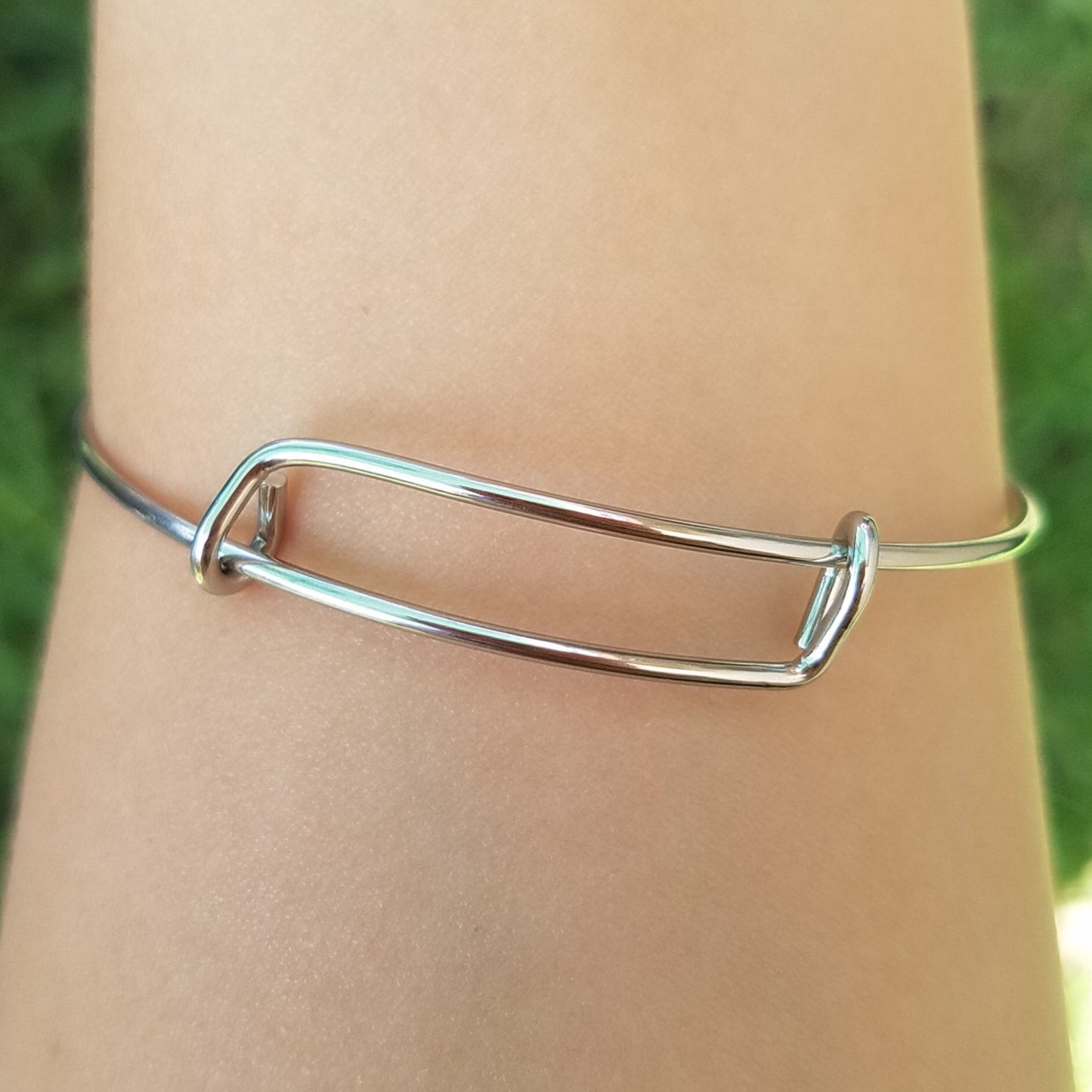 1 PIECE Large Stainless Steel Expandable Bangle Bracelet Etsy