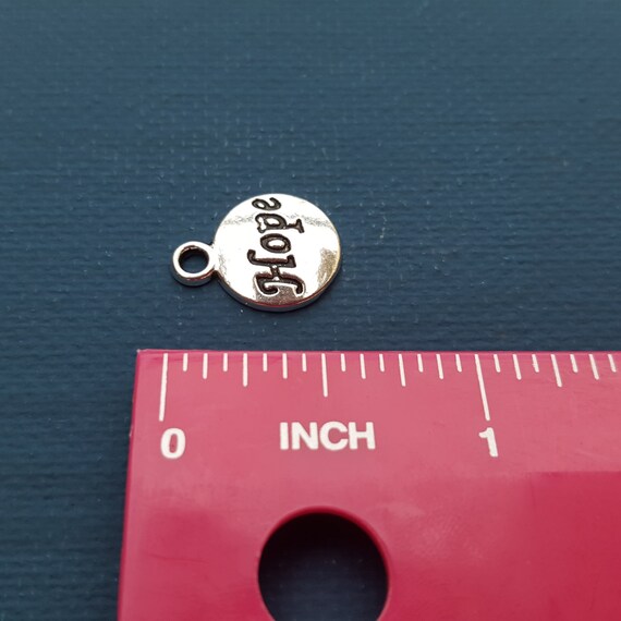 1 PIECE Hope Stamped Charm, Zinc Alloy Antique Silver Tone B22195 - Etsy 1 PIECE Hope Stamped Charm, Zinc Alloy Antique Silver Tone B22195 - Etsy