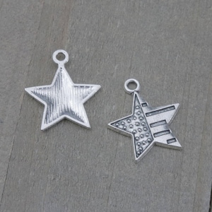 1 PIECE Stars and Stripes charm, Patriotic charm, July 4th charm, USA charm, Star charm, star pendant, US flag charm B33768