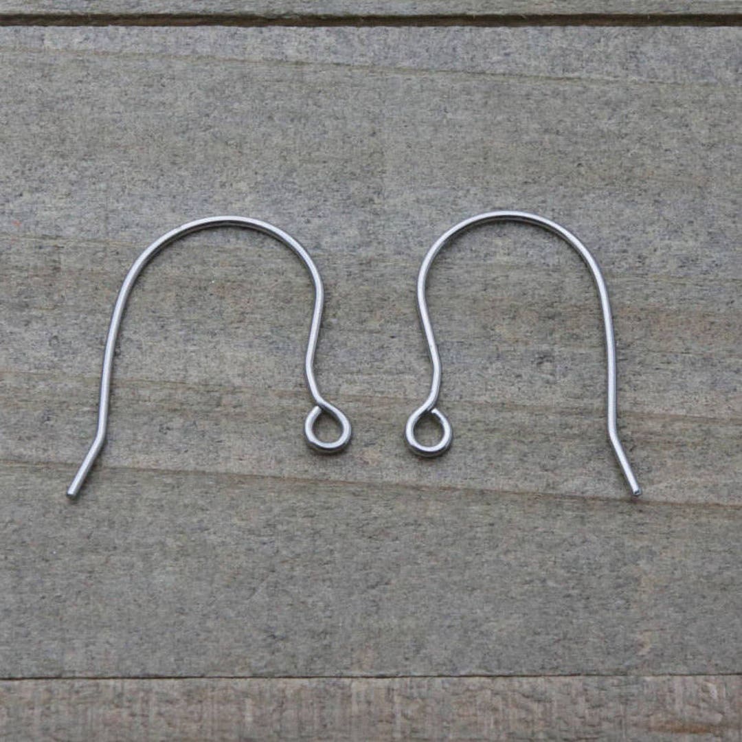 200 Pièces Crochets de Boucle d'oreille Or Argenté, Fil d'oreille Crochets avec Boule Ressort Hypoallergénique pour Fabrication de Boucles d'Dreilles de Bijoux, A