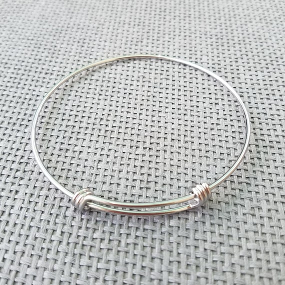 BULK 5 PIECES Stainless Steel Expandable Bangle Bracelet Etsy