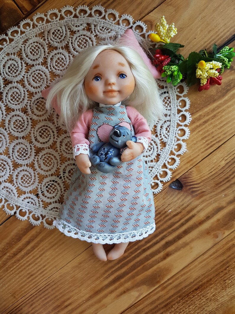 Composition Realistic Doll Polymer clay dolls Etsy