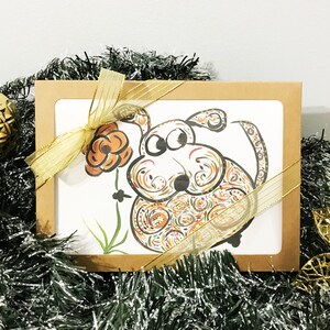 Puppy Love Geschenkkarten Set - Weihnachtsgeschenk, Geburtstagsgeschenk, Danke Geschenk - Blankokarten
