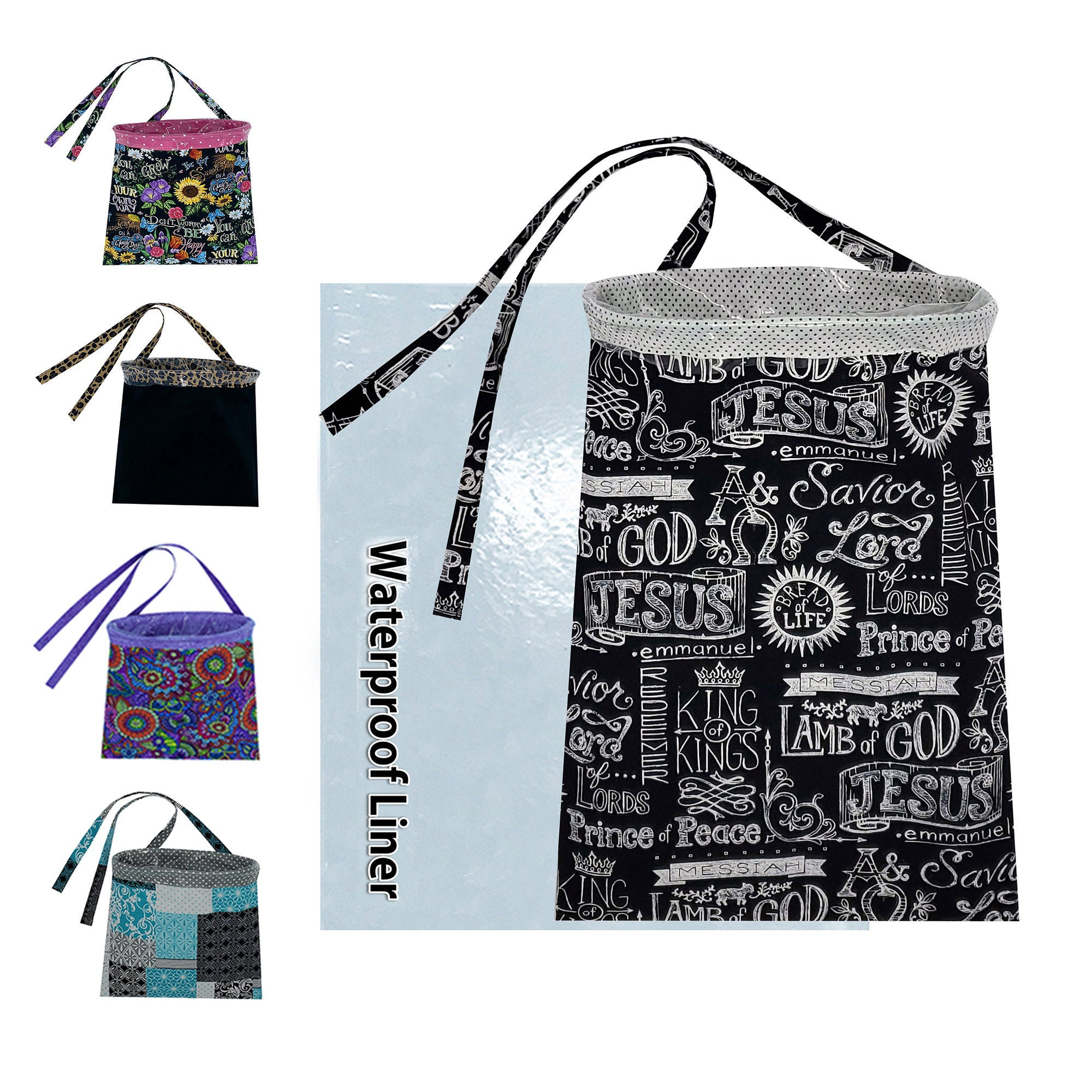 Car Trash Bag Trash Bag for Car With Reusable Waterproof Liner and