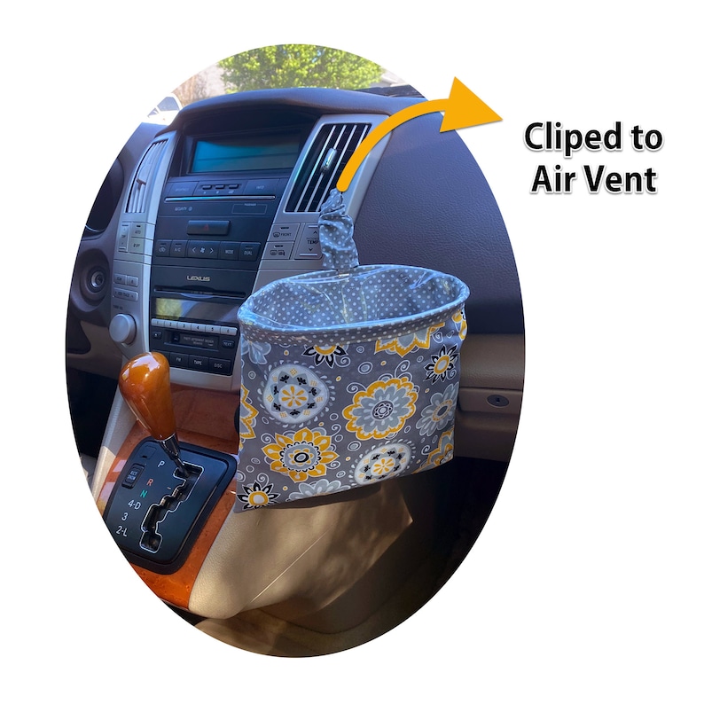 Cactus Car Trash Bag Trash Bag for Car With Reusable Waterproof Liner