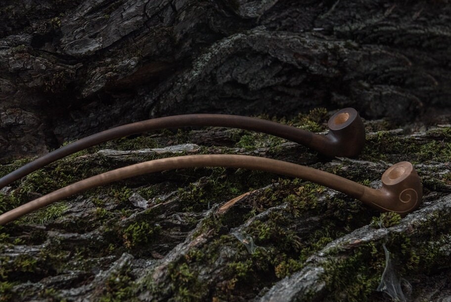 LOTR lord of the ring gandalf pipe wooden pipe smoking hobbit Etsy