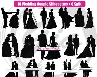 Download Wedding Silhouette Etsy