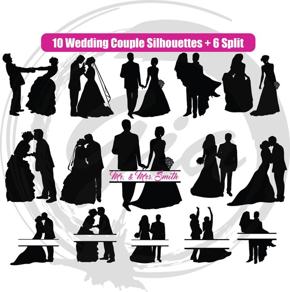 Free Free 190 Wedding Silhouette Svg SVG PNG EPS DXF File