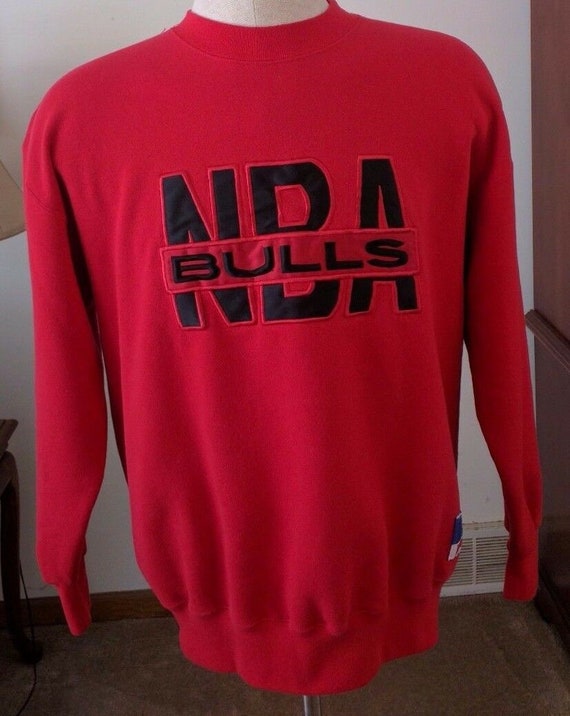 Vintage Chicago Bulls Red Crewneck Sweatshirt Siz… - image 1