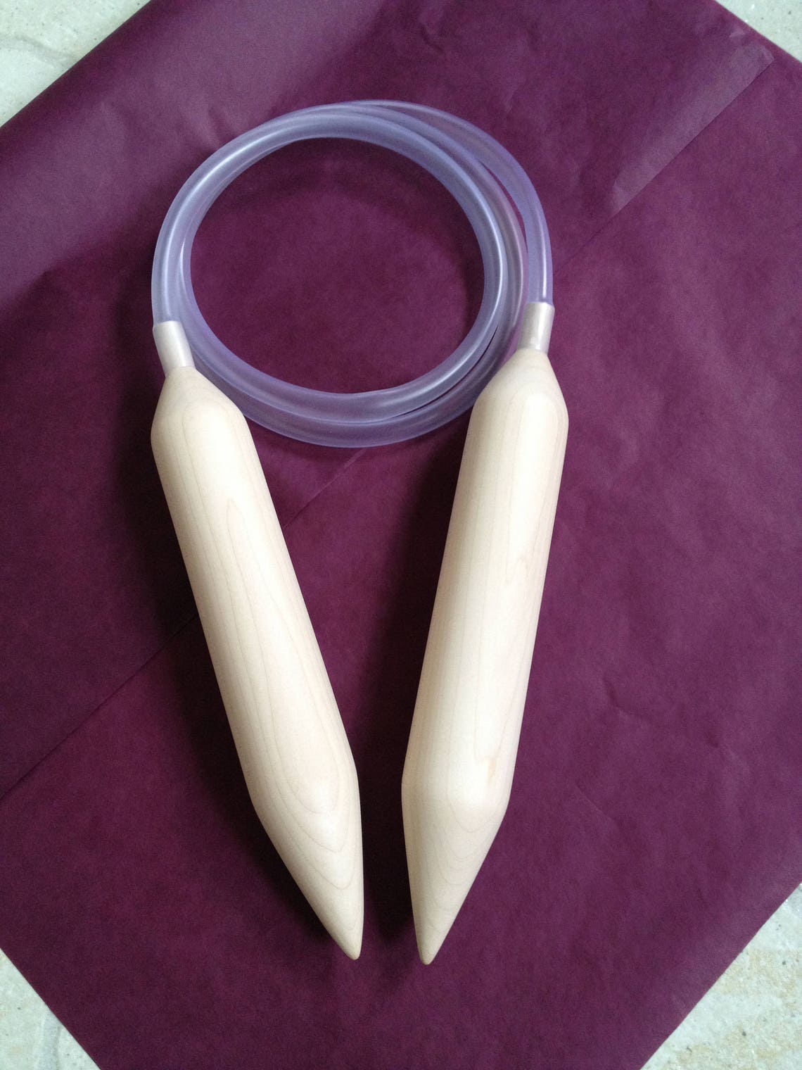 SALE Giant 40 mm/1.6 circular knitting needles. DIY Etsy