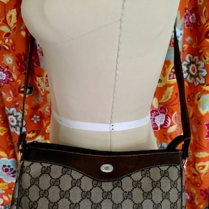 Bolsa crossbody Gucci autêntica vintage 1983