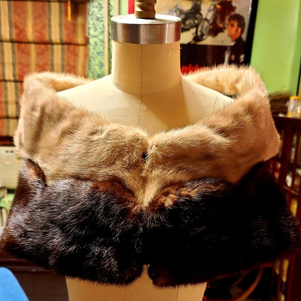 Vintage 50s mink stole