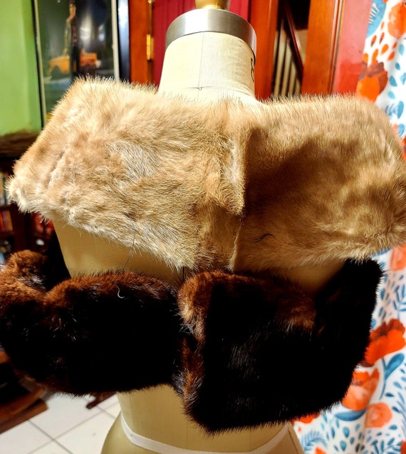 Vintage 50s mink stole - image 6